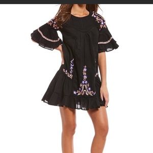 Free People embroidered dress